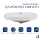 Раковина врезная Qtap Leo 610x405x185 White с донным клапаном QT11118014W48472