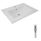 Раковина врізна меблева Qtap Albatross 620x460x180 White з донним клапаном QT01113060CW148473