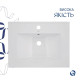 Раковина врізна меблева Qtap Albatross 620x460x180 White з донним клапаном QT01113060CW148473