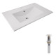 Раковина врезная мебельная Qtap Albatross 720x460x180 White с донным клапаном QT01113070CW148474