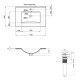 Раковина врезная мебельная Qtap Albatross 720x460x180 White с донным клапаном QT01113070CW148474