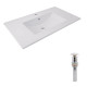 Раковина врезная мебельная Qtap Albatross 820x460x180 White с донным клапаном QT01113080CW148475