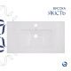 Раковина врезная мебельная Qtap Albatross 820x460x180 White с донным клапаном QT01113080CW148475
