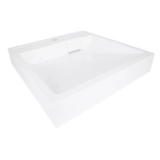 Раковина на стиральную машину Qtap Arvin 59x59x115 мм. квадратная, без донного клапана QTARV2365WHI48575