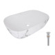Раковина накладная Qtap Robin, Marble, прямоугольная, с донным клапаном QTROB188MR49788