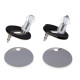 Сидения для унитаза Qtap Robin Matt Black с микролифтом Slim Duroplast, Quick Release QT99HY2411MB