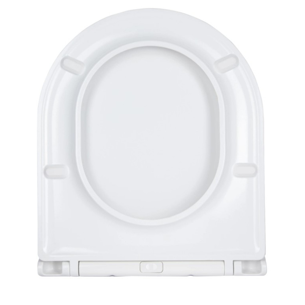 Сидения для унитаза Qtap (Robin, Aries) с микролифтом Slim Duroplast, Quick Release QT99HY2411W