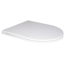 Сидения для унитаза Qtap (Robin, Aries) с микролифтом Slim Duroplast, Quick Release QT99HY2411W
