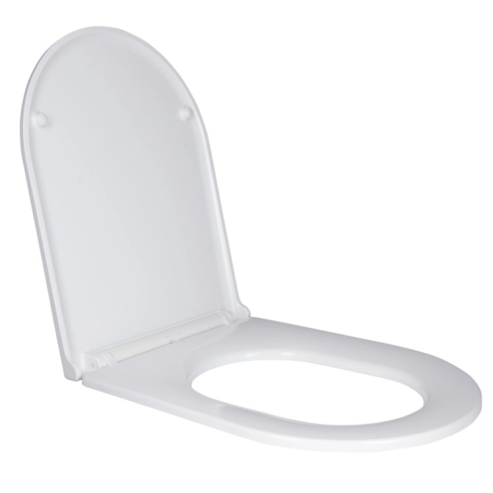Сидения для унитаза Qtap (Robin, Scorpio) с микролифтом Slim Duroplast, Quick Release QT99HY2049W