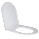 Сидения для унитаза Qtap (Robin, Scorpio) с микролифтом Slim Duroplast, Quick Release QT99HY2049W