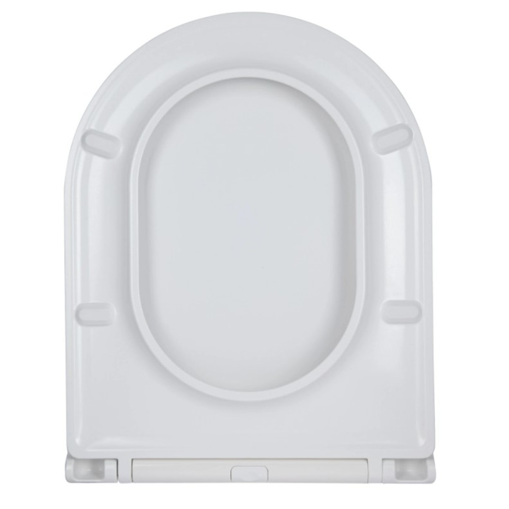 Сидения для унитаза Qtap (Robin, Scorpio) с микролифтом Slim Duroplast, Quick Release QT99HY2049W