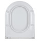 Сидения для унитаза Qtap (Robin, Scorpio) с микролифтом Slim Duroplast, Quick Release QT99HY2049W