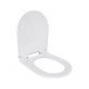 Сидіння для унітазу Qtap (Virgo) з мікроліфтом Slim QT99HY2111W