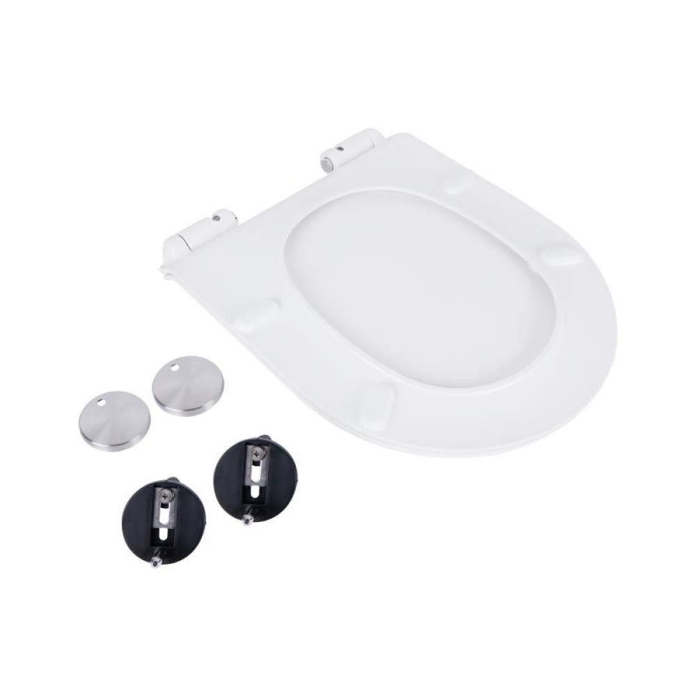 Сидіння для унітазу Qtap (Virgo) з мікроліфтом Slim QT99HY2111W