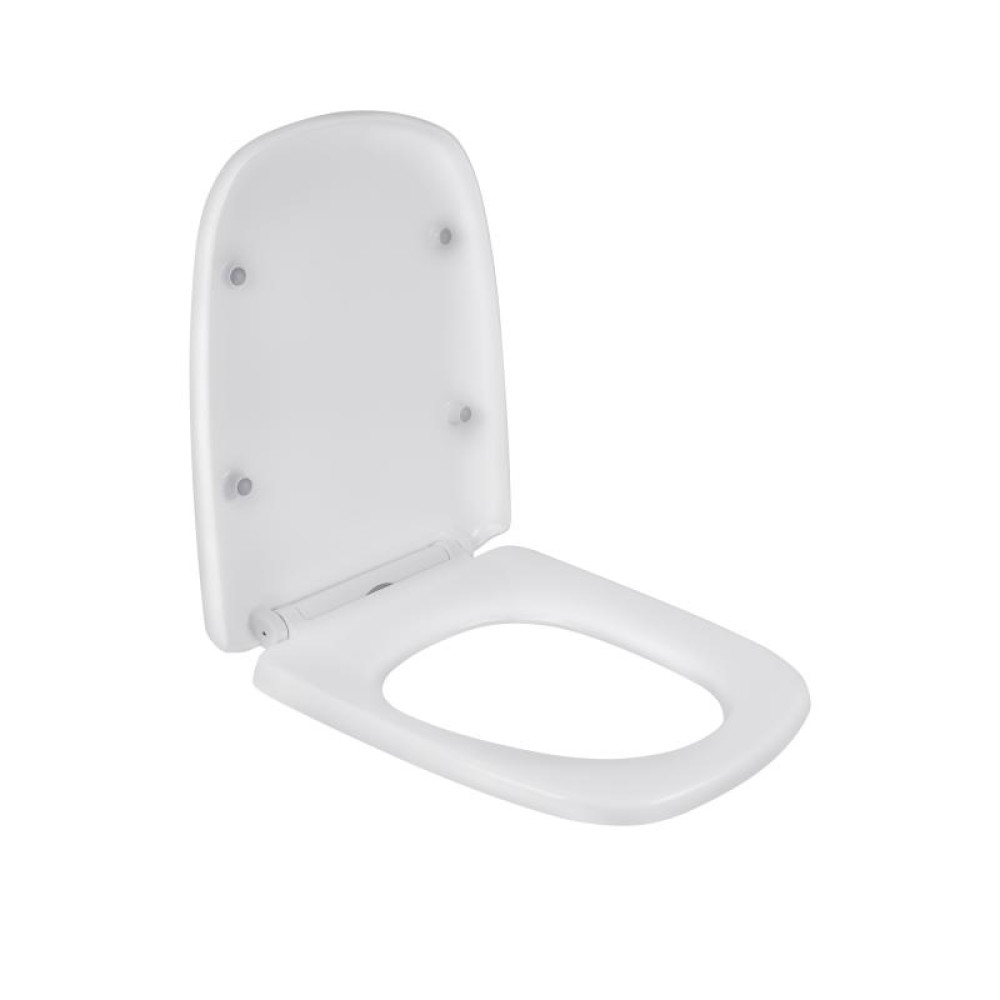Сидіння для унітазу Qtap Gemini з мікроліфтом Slim QT25992614EW
