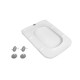 Сиденье для унитаза Qtap Kalao с микролифтом Slim QT08991213AW