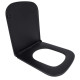 Сидения для унитаза Qtap Tern Matt Black с микролифтом Slim Duroplast, Quick Release QT99HY2322MB