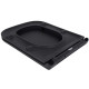 Сидения для унитаза Qtap Tern Matt Black с микролифтом Slim Duroplast, Quick Release QT99HY2322MB