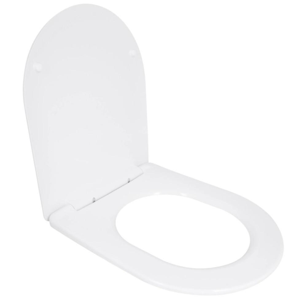 Сидения для унитаза Qtap (Taurus 490) с микролифтом, Slim Duroplast, Quick Release QTSC179W49383