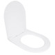 Сидения для унитаза Qtap (Taurus 490) с микролифтом, Slim Duroplast, Quick Release QTSC179W49383