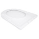 Сидение для унитаза Qtap (Taurus 520) с микролифтом, Slim Duroplast, Quick Release QTSC179W49384