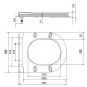 Сидение для унитаза Qtap (Taurus 520) с микролифтом, Slim Duroplast, Quick Release QTSC179W49384