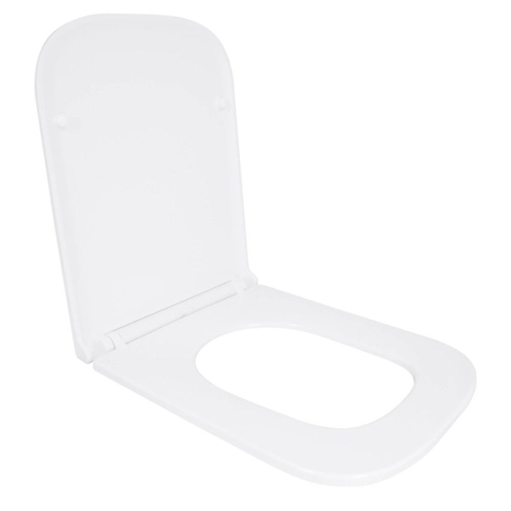 Сидения для унитаза Qtap (Gemini 490) с микролифтом, Slim Duroplast, Quick Release QTSC179W49385