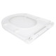 Сидіння для унітазу Qtap (Kolibri) з мікроліфтом, Slim Duroplast, Quick Release QTST179W49488
