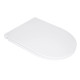 Сидіння для унітазу Qtap (Kolibri) з мікроліфтом, Slim Duroplast, Quick Release QTST179W49488
