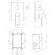 Змішувач для душа Q-tap Form 010-22 CRM