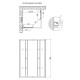 Душевая кабина Lidz Latwa Wawel SC90x90.SAT.LOW.GR LWASC9090SATLOWGR2