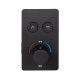 Змішувач для душу Qtap Votice термостатичний прихованого монтажу QTVOT6442T105NKB Black Matt