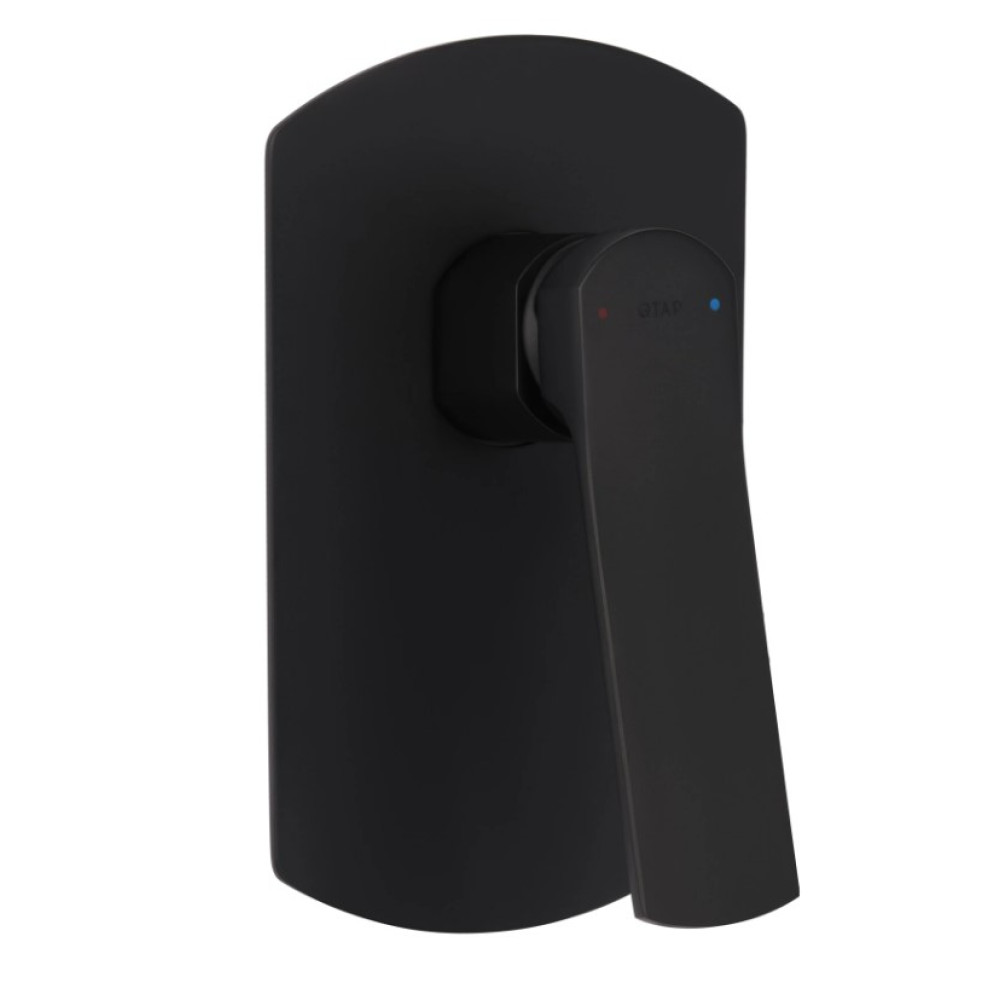 Змішувач для душу Qtap Slavonice, Matt Black (k35) прихованого монтажу QTSLA267BLM45903