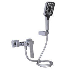 Смеситель для душа Qtap Capricorn, Chrome (k35) с душевым гарнитуром QTCAP4060102C48221