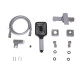 Змішувач для душа Qtap Capricorn, Chrome (k35) з душовим гарнітуром QTCAP4060102C48221