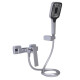 Змішувач для душа Qtap Capricorn, Chrome (k35) з душовим гарнітуром QTCAP4060102C48221