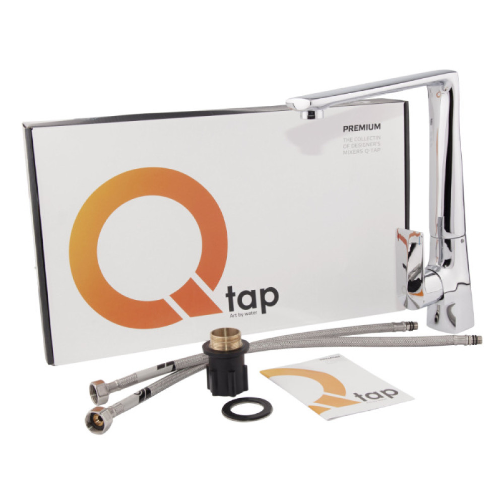 Змішувач для кухні Q-tap Estet CRM 007F