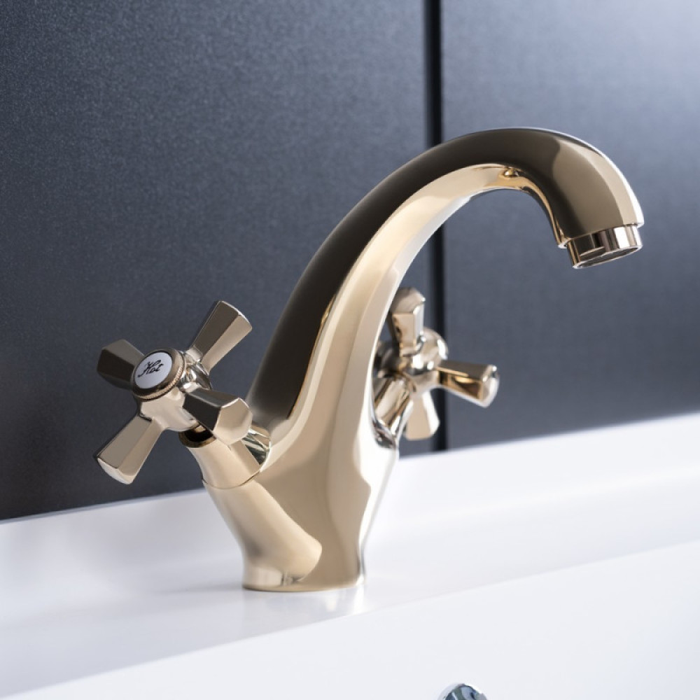 Змішувач для умивальника Q-tap Liberty ORO 161
