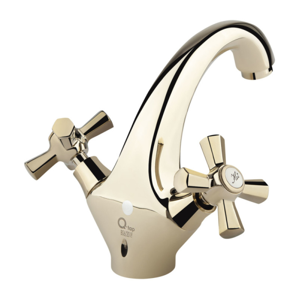 Змішувач для умивальника Q-tap Liberty ORO 161