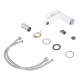 Змішувач для раковини Qtap Jay, Chrome/White (k35) QTJAY270CRW45551