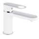 Змішувач для раковини Qtap Jay, Chrome/White (k35) QTJAY270CRW45551