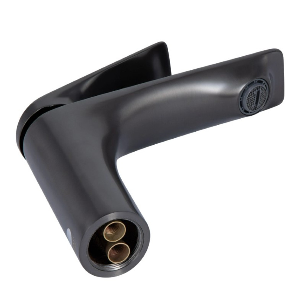 Змішувач для раковини Qtap Vlasta New Gunmetal Black PVD QTVLA270GMB45641