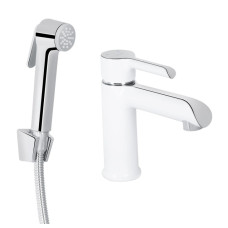Смеситель для раковины Qtap Grand (с гигиеническим душем) QTGRA272CRW45671