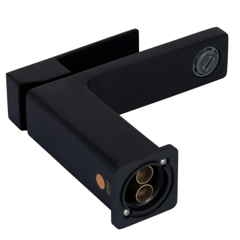 Змішувач для раковини Qtap Gemini QTGEM270BLM45674 Black Matt