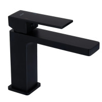 Змішувач для раковини Qtap Gemini QTGEM270BLM45674 Black Matt