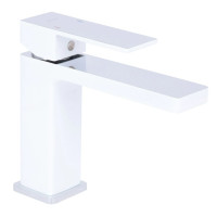 Змішувач для раковини Qtap Gemini QTGEM270CRW45675 Chrome/White