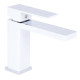 Змішувач для раковини Qtap Gemini QTGEM270CRW45675 Chrome/White