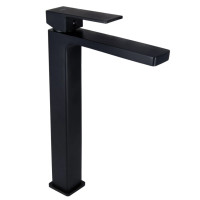 Смеситель для раковины Qtap Gemini QTGEM269BLM45678 Black Matt
