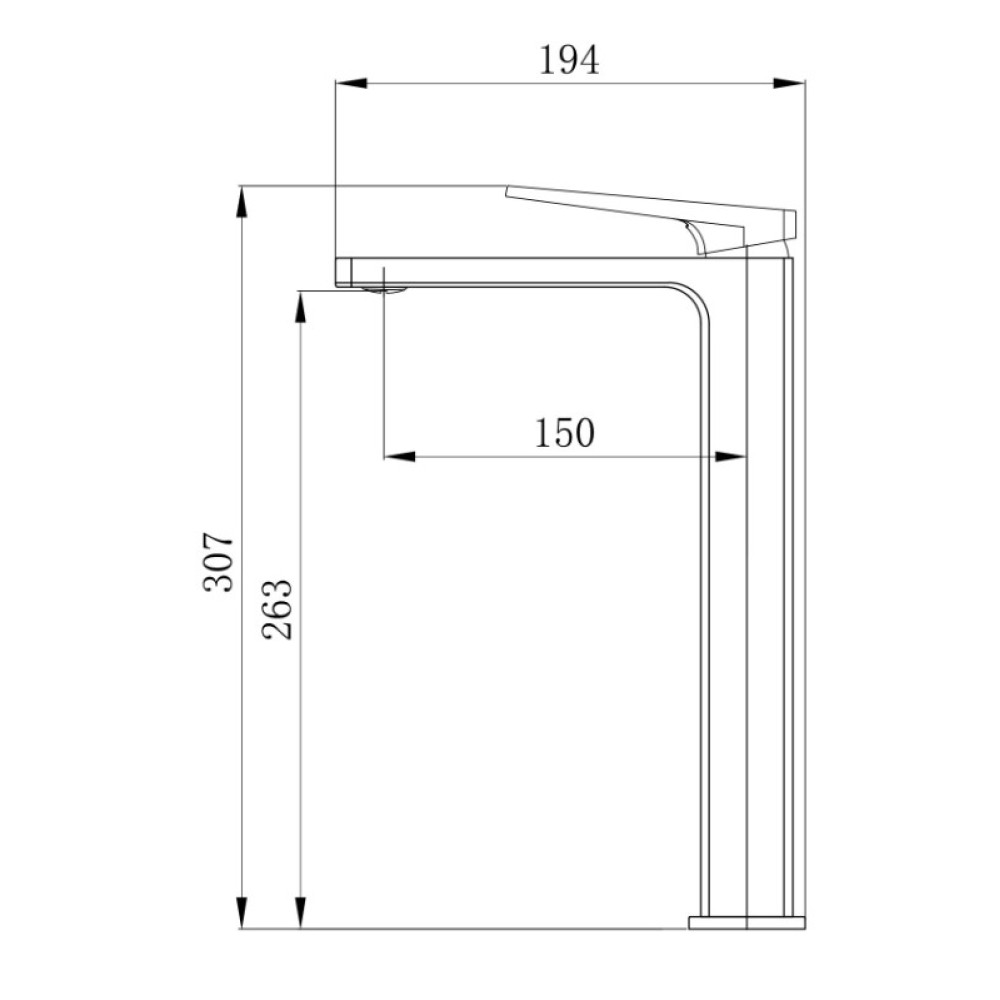 Змішувач для раковини Qtap Gemini Loop QTGEM269CRM45700