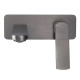 Смеситель для раковины Qtap скрытого монтажа Slavonice, Gunmetal Black PVD (k35) QTSLA273GMB45920